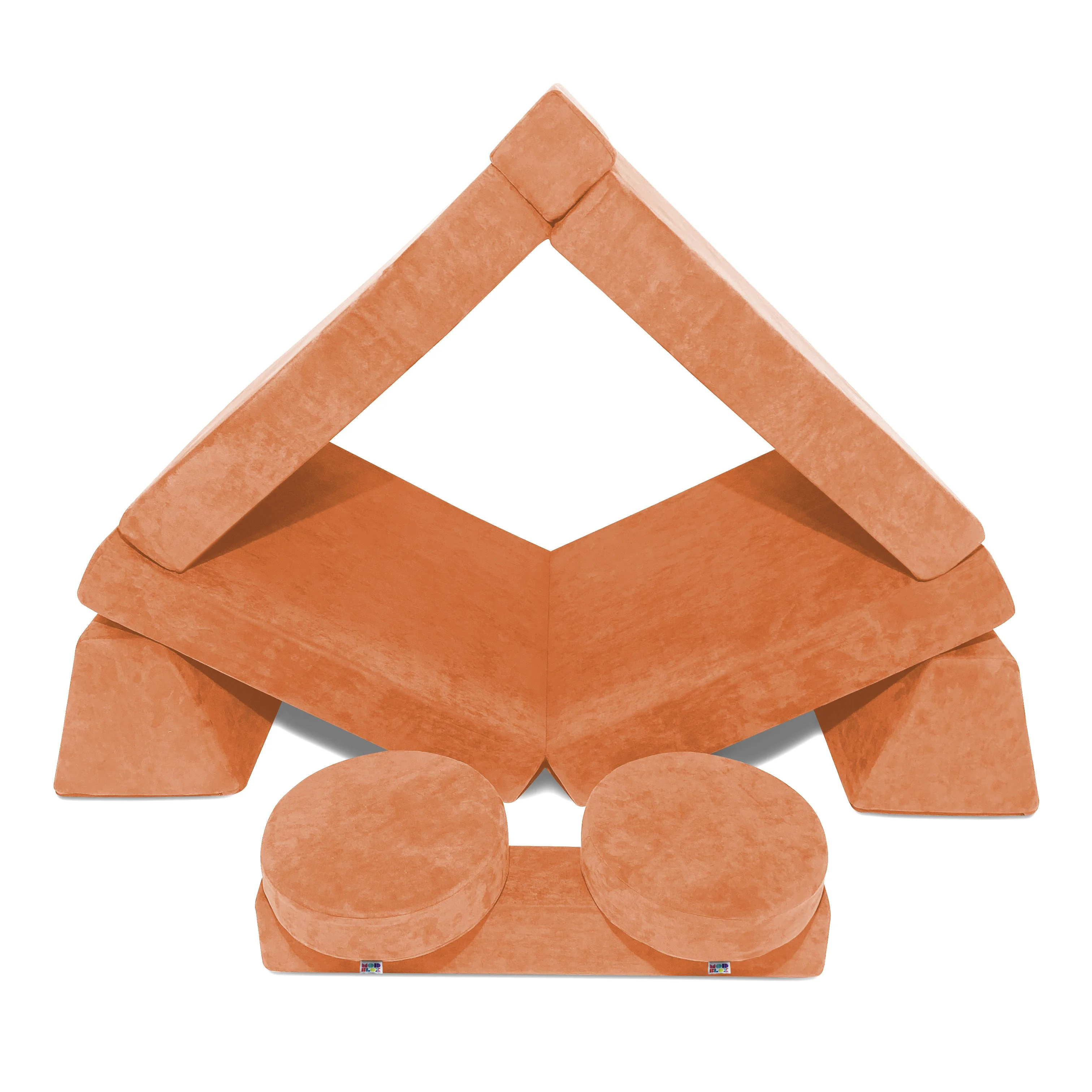 10 Piece Soft Modular Microsuede Foam Kids Play Couch - Image 22