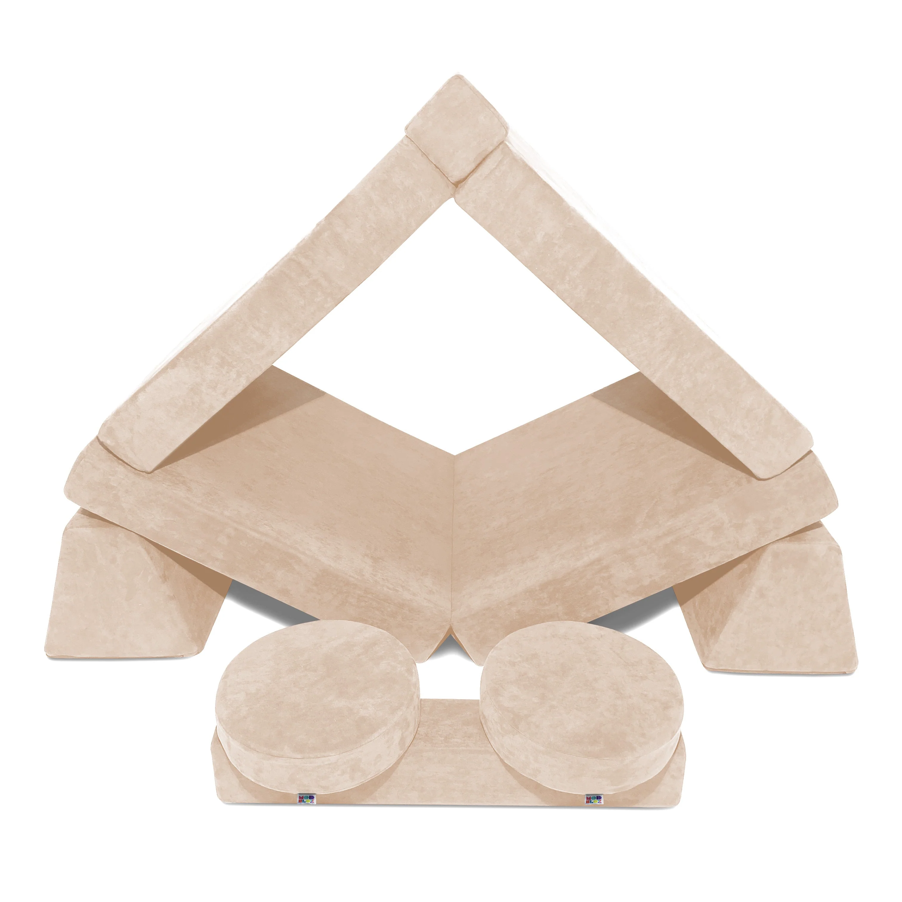 10 Piece Soft Modular Microsuede Foam Kids Play Couch - Image 31