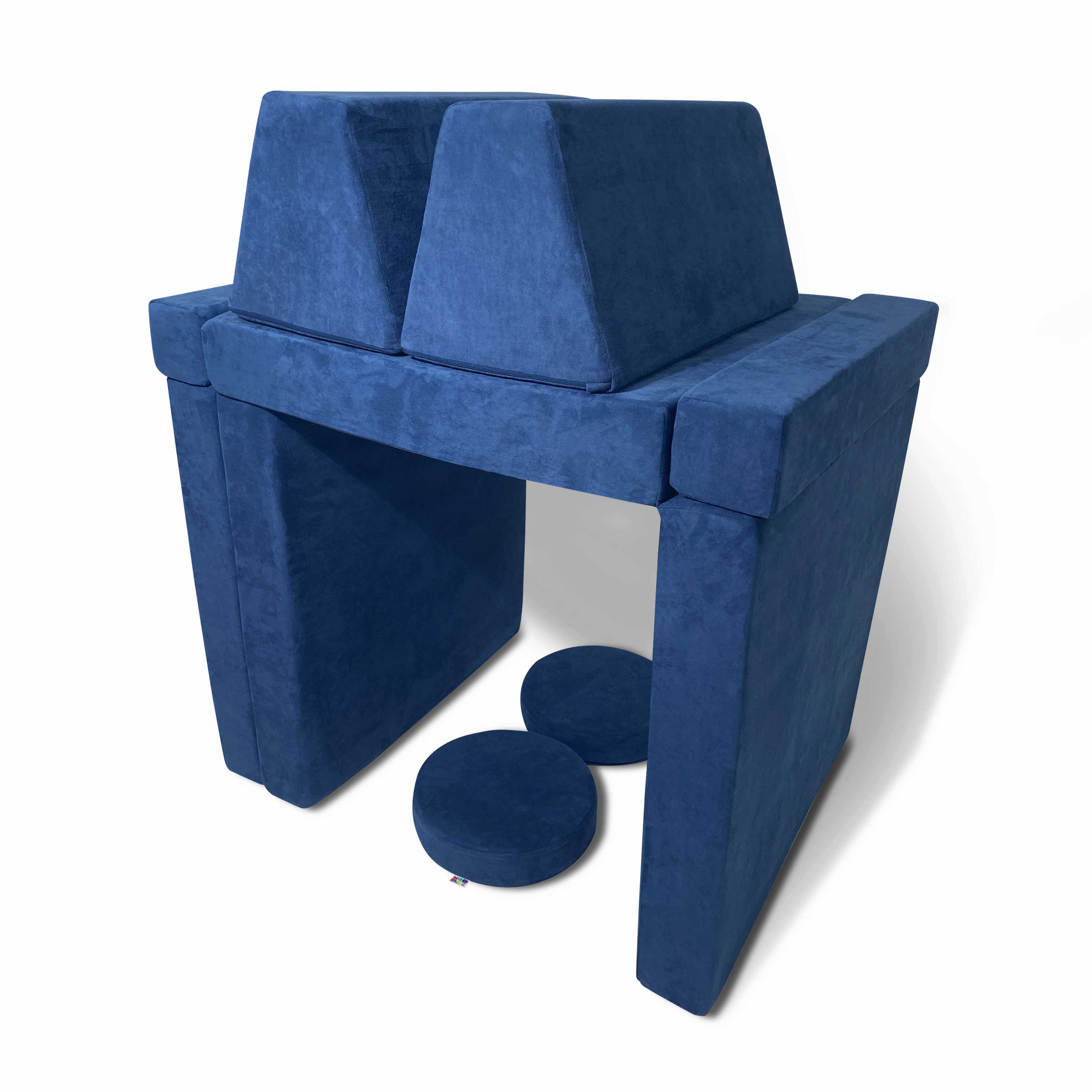 10 Piece Soft Modular Microsuede Foam Kids Play Couch - Image 52