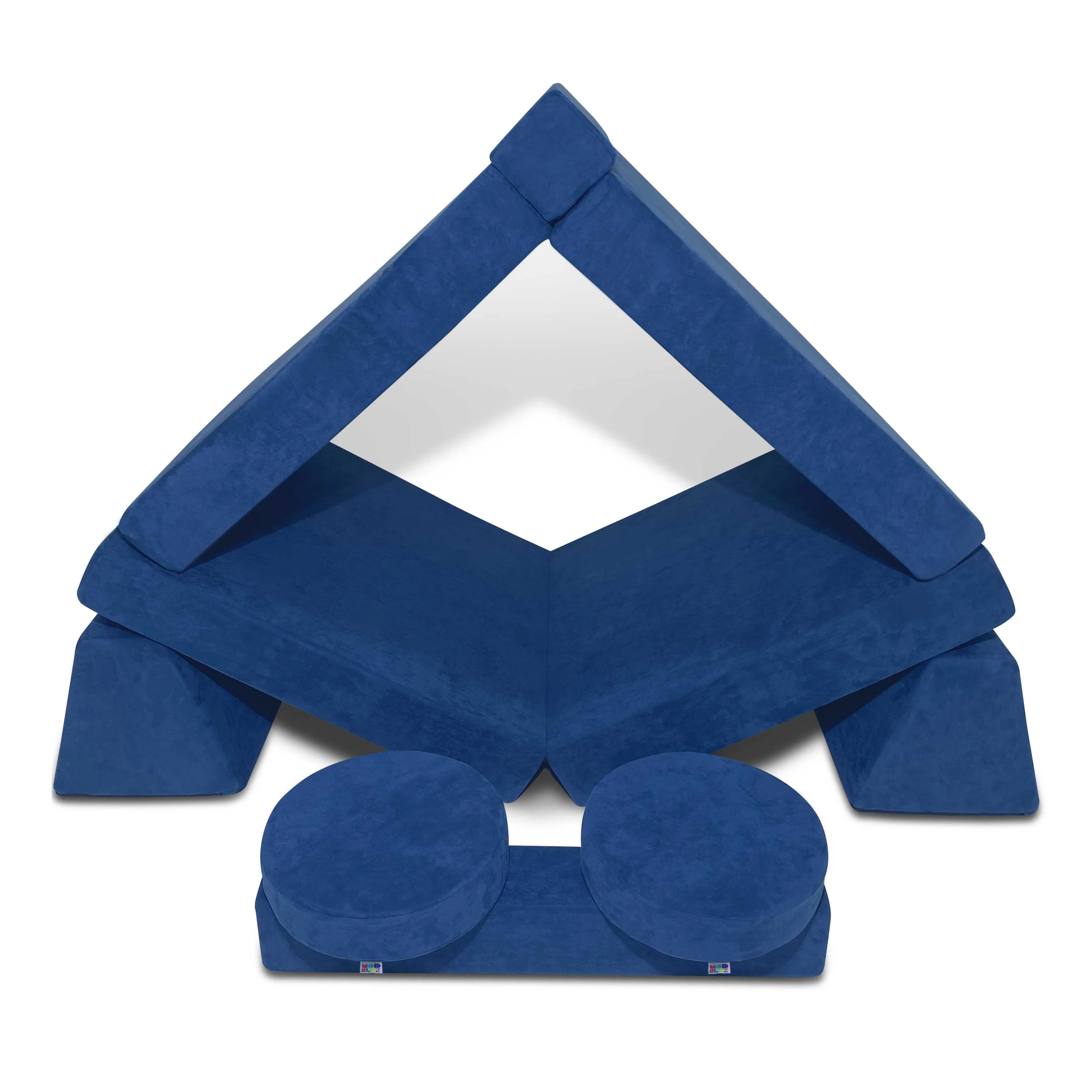 10 Piece Soft Modular Microsuede Foam Kids Play Couch - Image 54