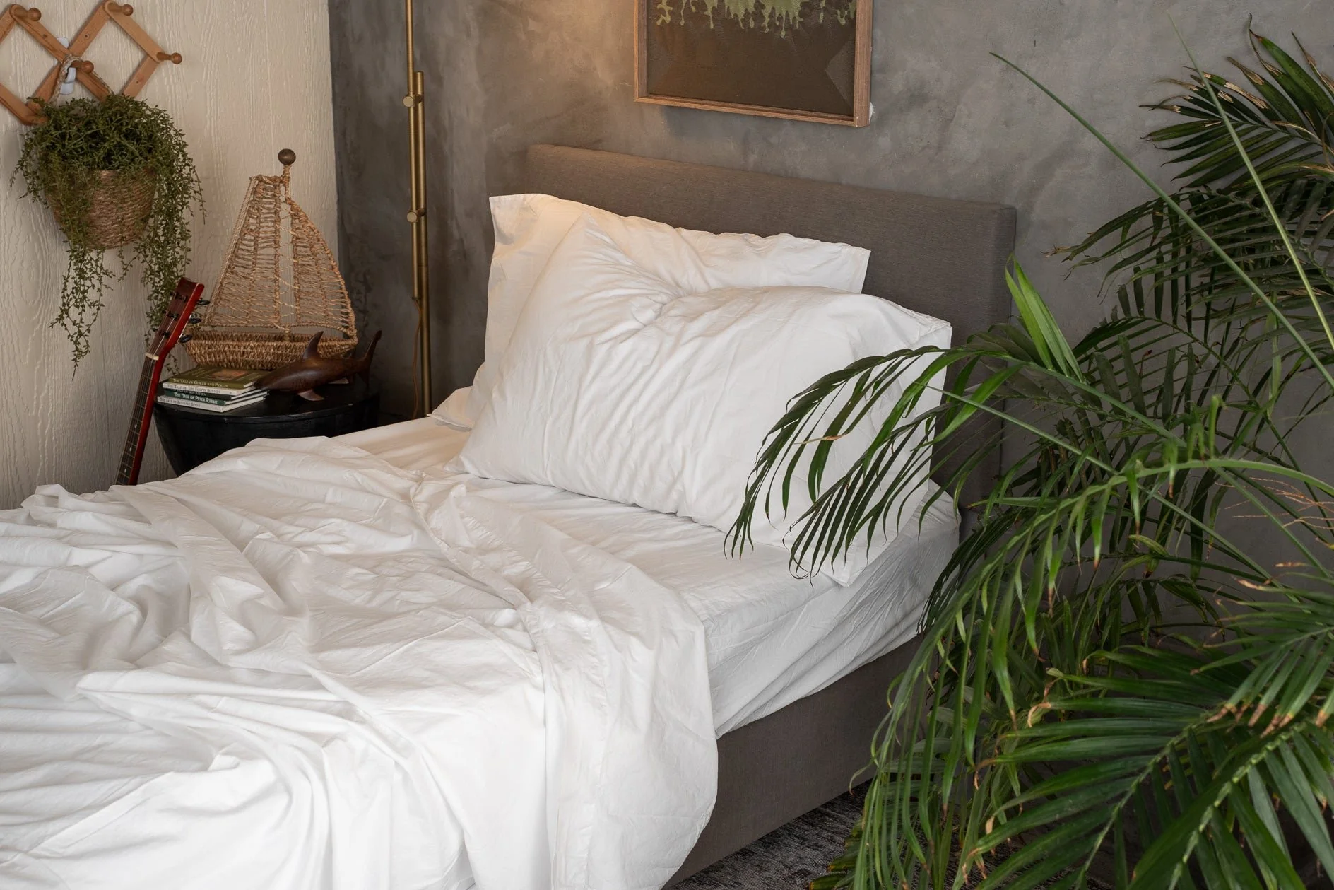 Kids Crinkle Percale Organic Cotton Sheet Set + Pillowcases - Image 4