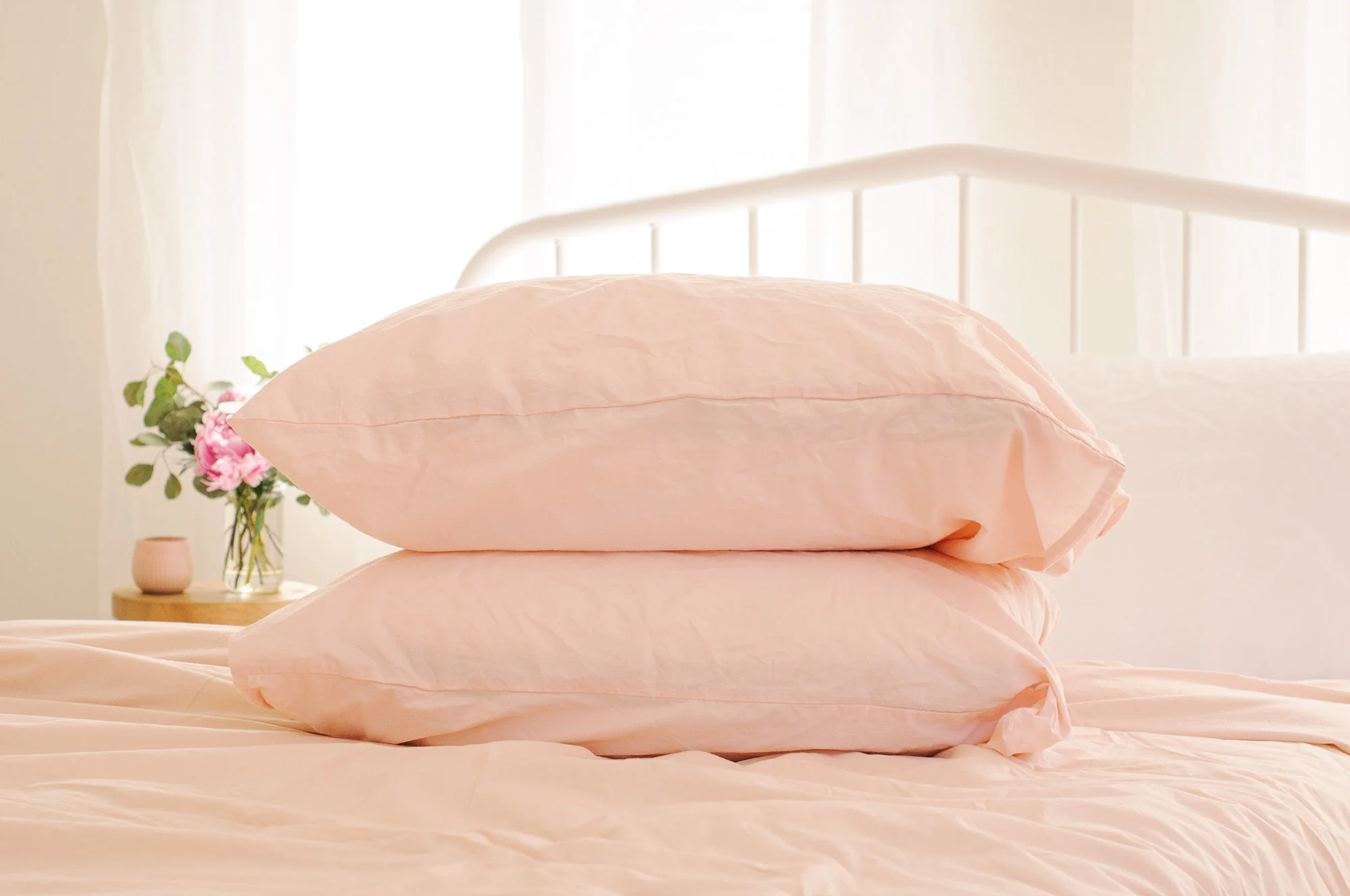 Kids Crinkle Percale Organic Cotton Sheet Set + Pillowcases - Image 6