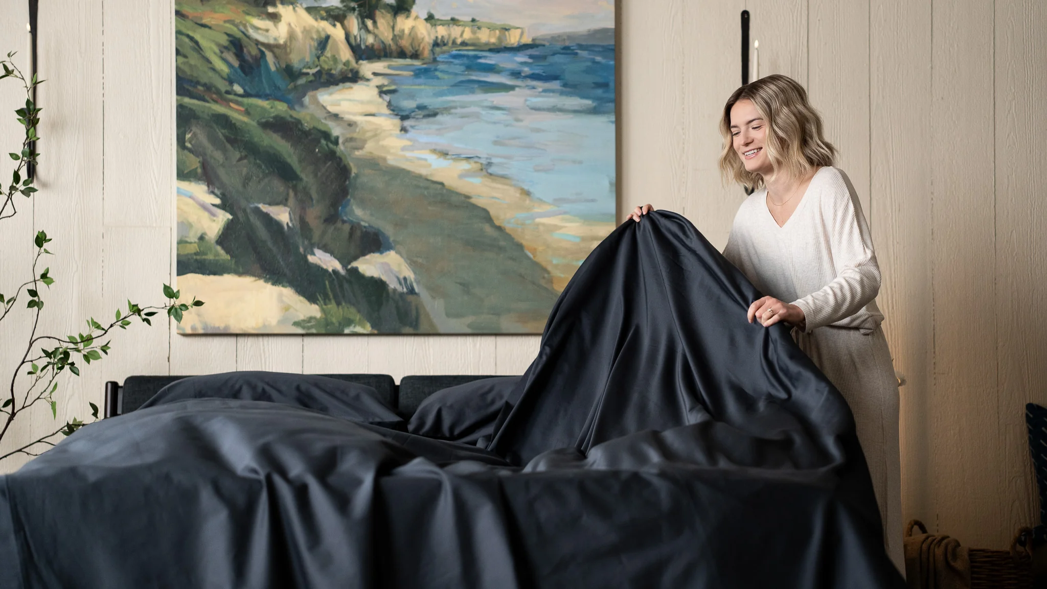 Sateen Organic Cotton Sheet Set + Pillowcases - Image 4