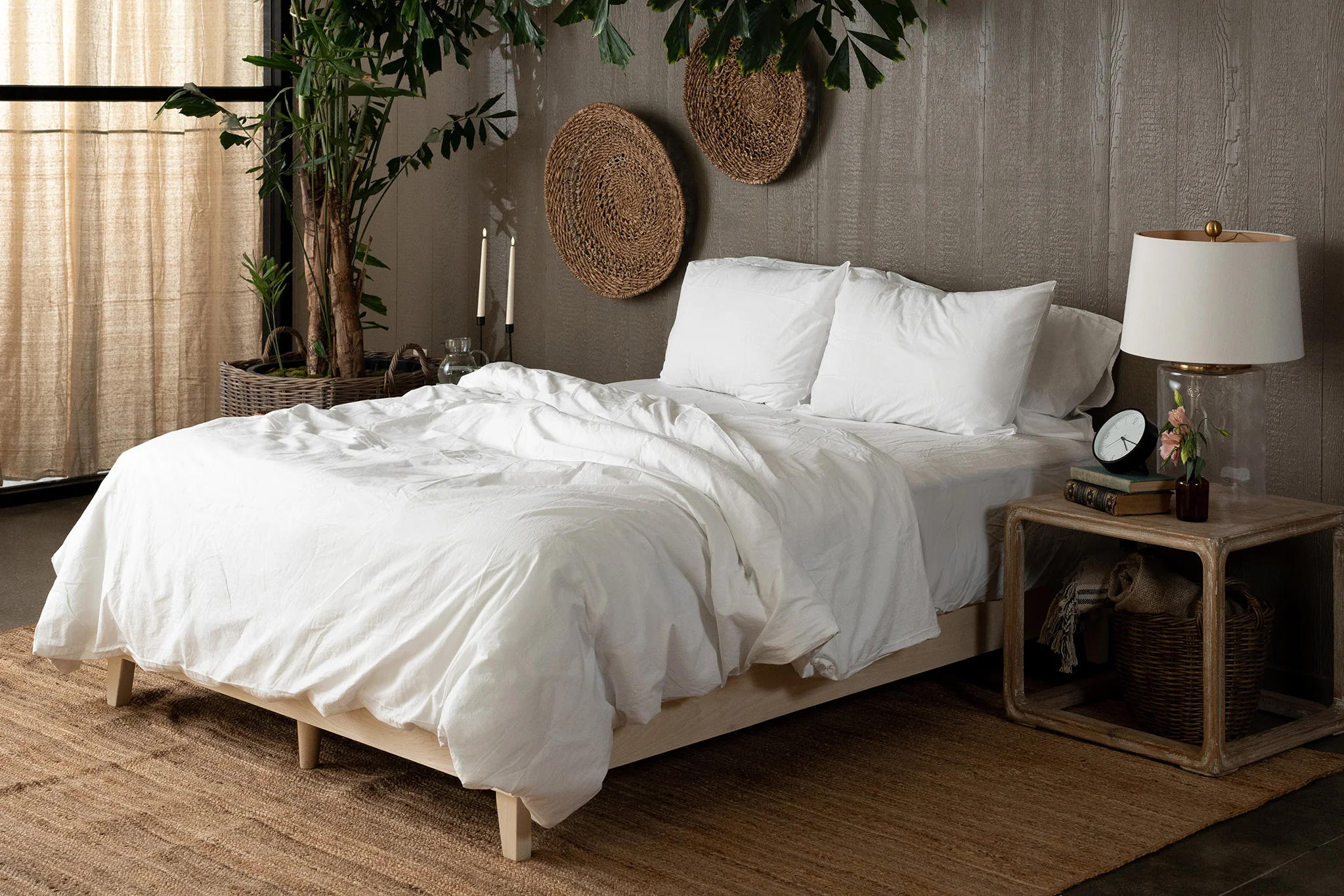 Crinkle Percale Organic Cotton Duvet Cover Set + Shams (Final Sale) - Image 7