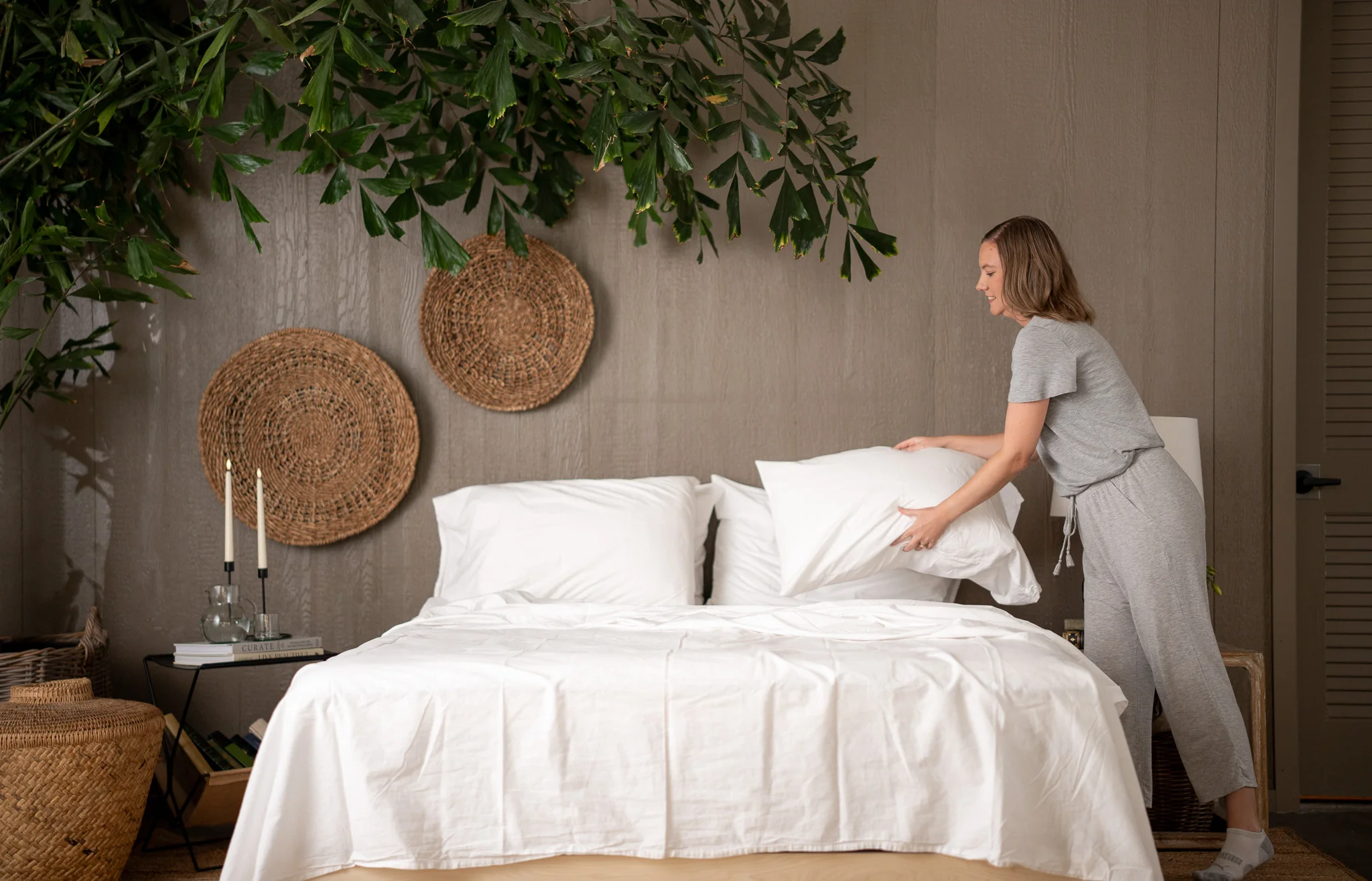 Crinkle Percale Organic Cotton Pillowcase Set - Image 12