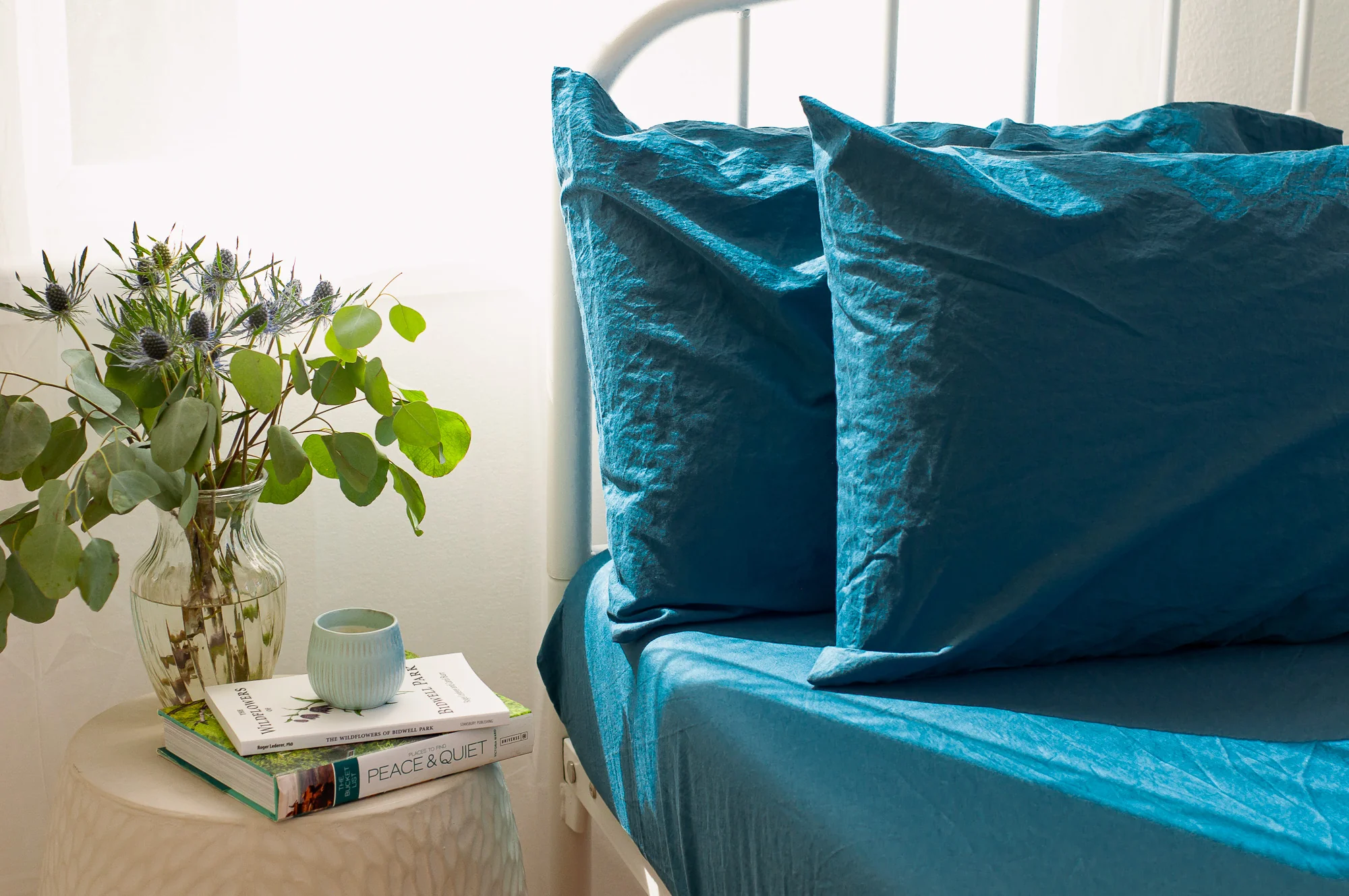 Crinkle Percale Organic Cotton Pillowcase Set - Image 15