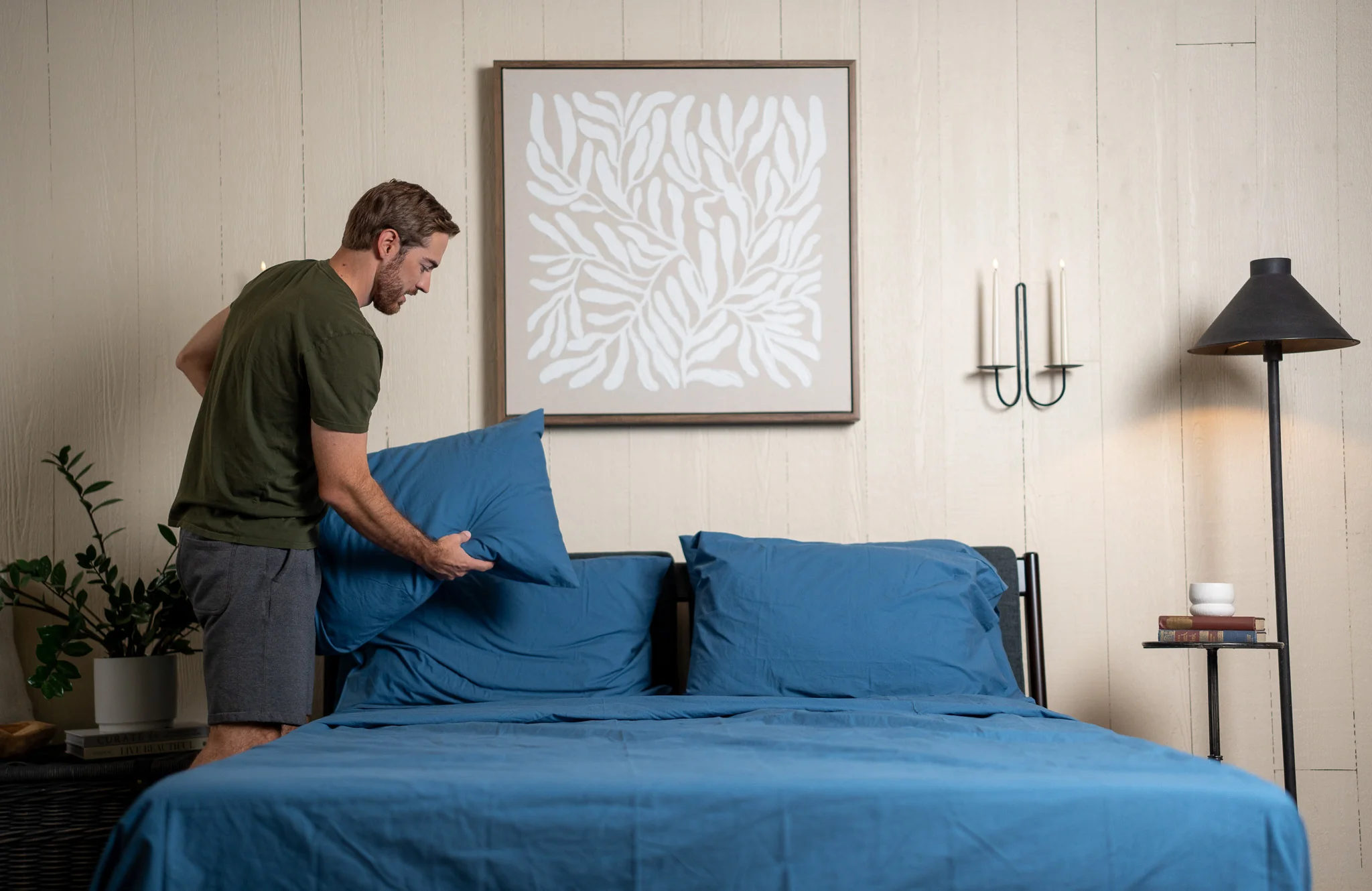Crinkle Percale Organic Cotton Pillowcase Set - Image 8