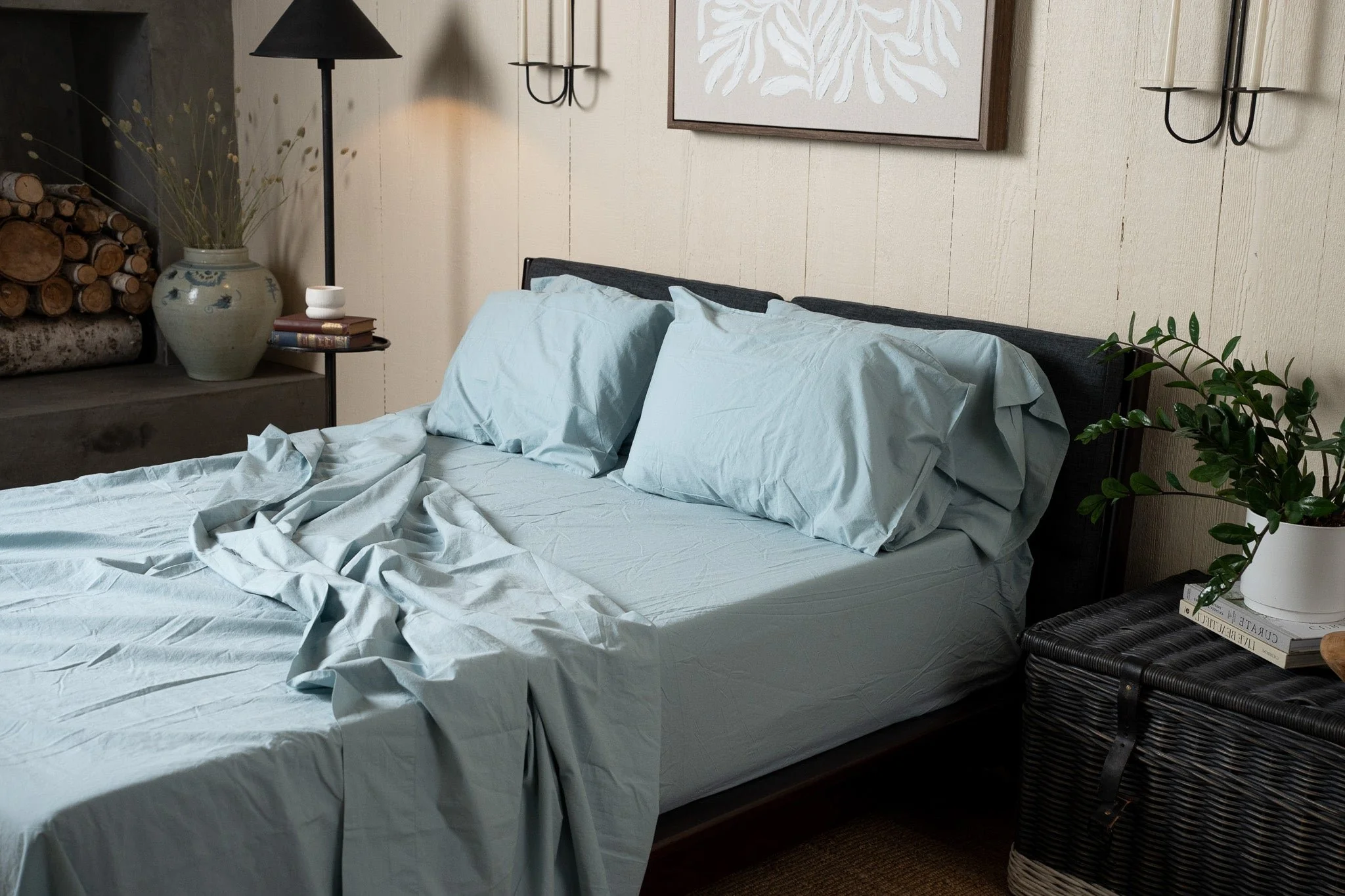 Crinkle Percale Organic Cotton Sheet Set + Pillowcases (Final Sale) - Image 3