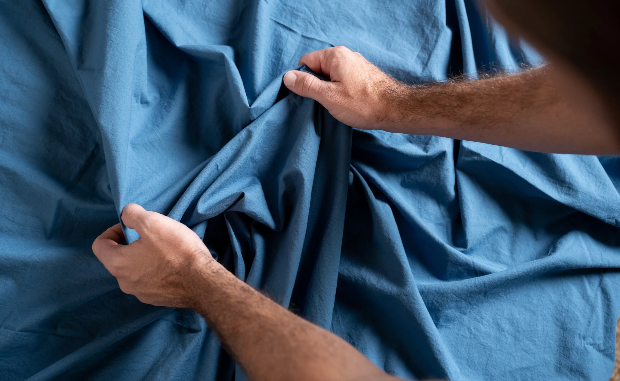 Crinkle Percale Organic Cotton Sheet Set + Pillowcases (Final Sale) - Image 7