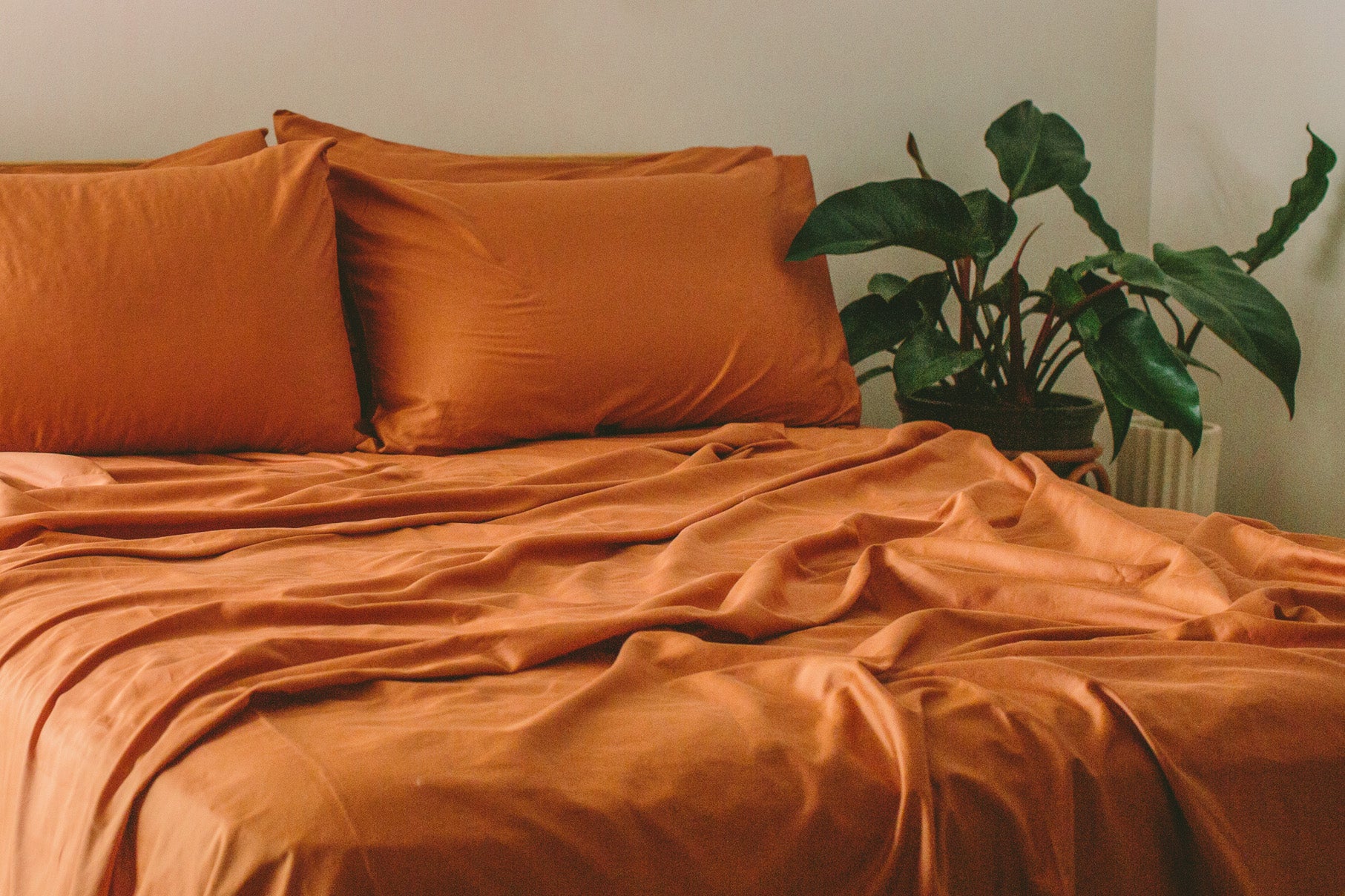 Sateen Organic Cotton Duvet Cover Set + Shams - Image 10