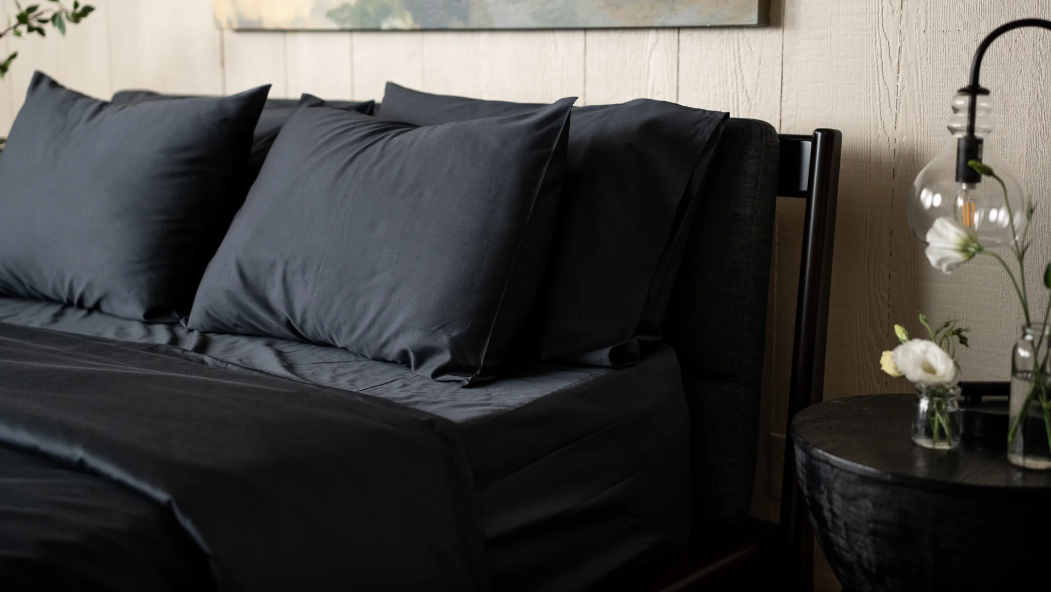 Sateen Organic Cotton Duvet Cover Set + Shams - Image 4