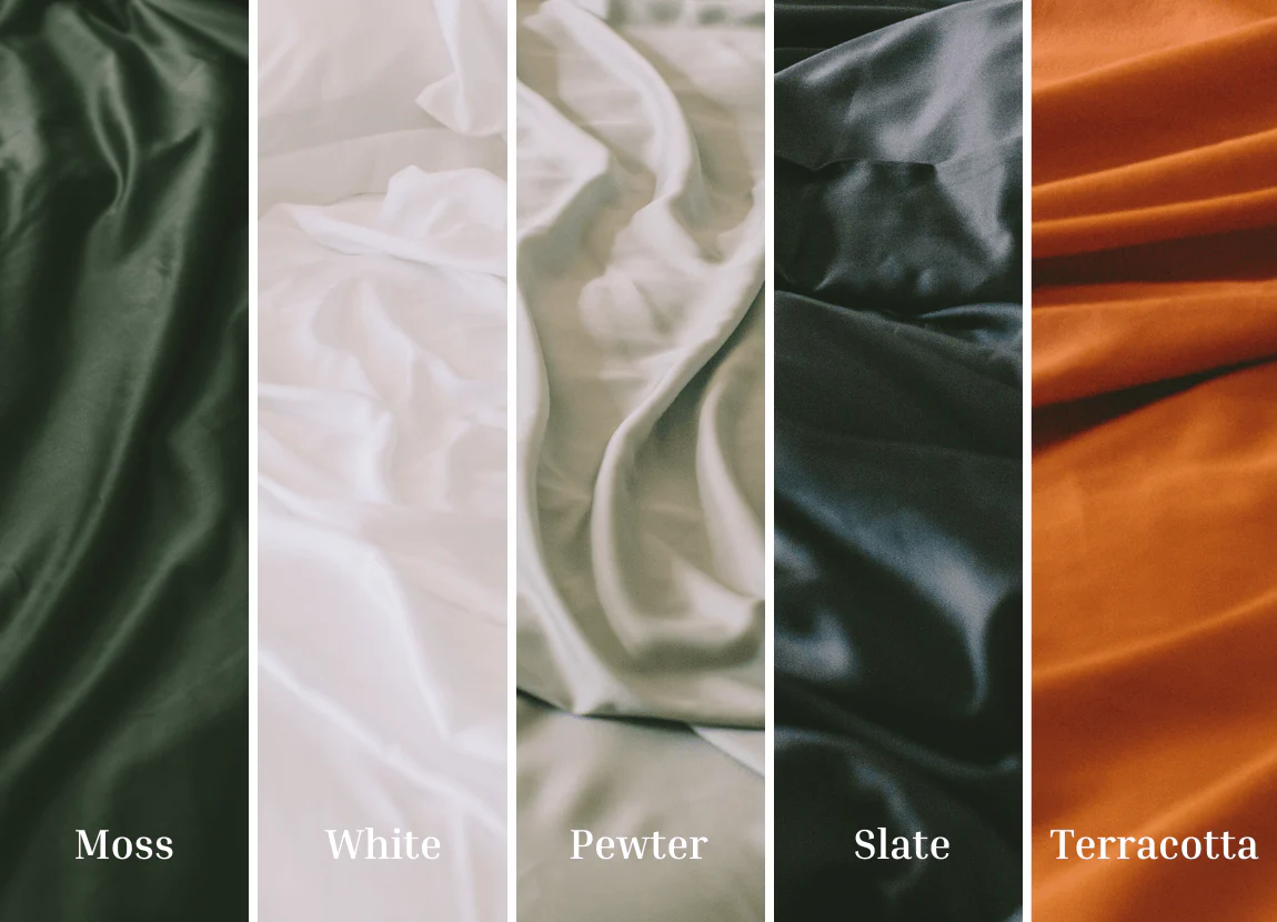 Sateen Organic Cotton Duvet Cover Set + Shams - Image 8