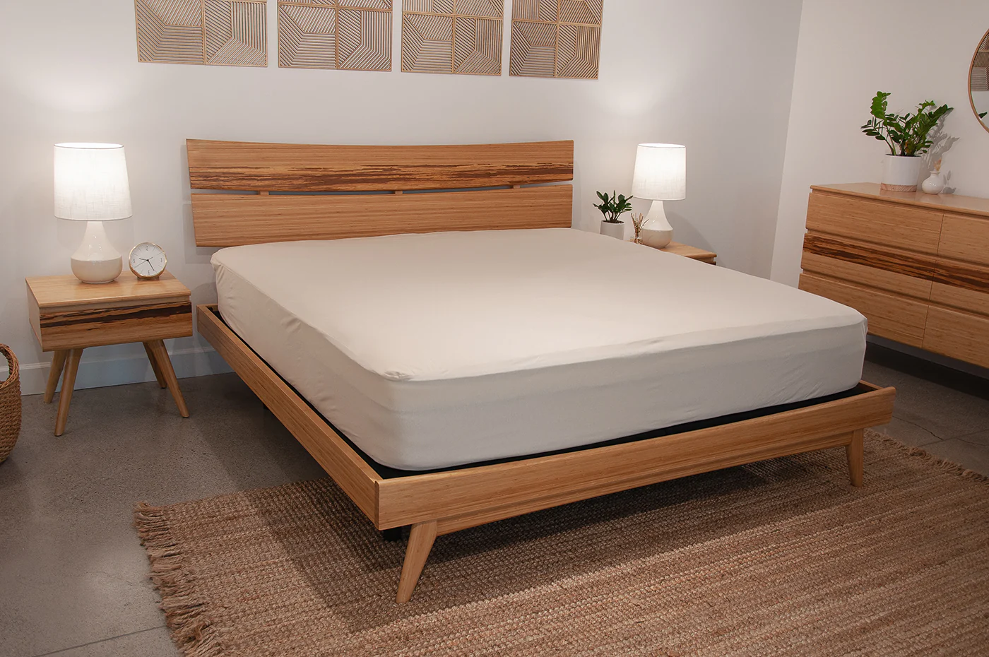 15" Organic Cotton Waterproof Mattress Protector - Image 2