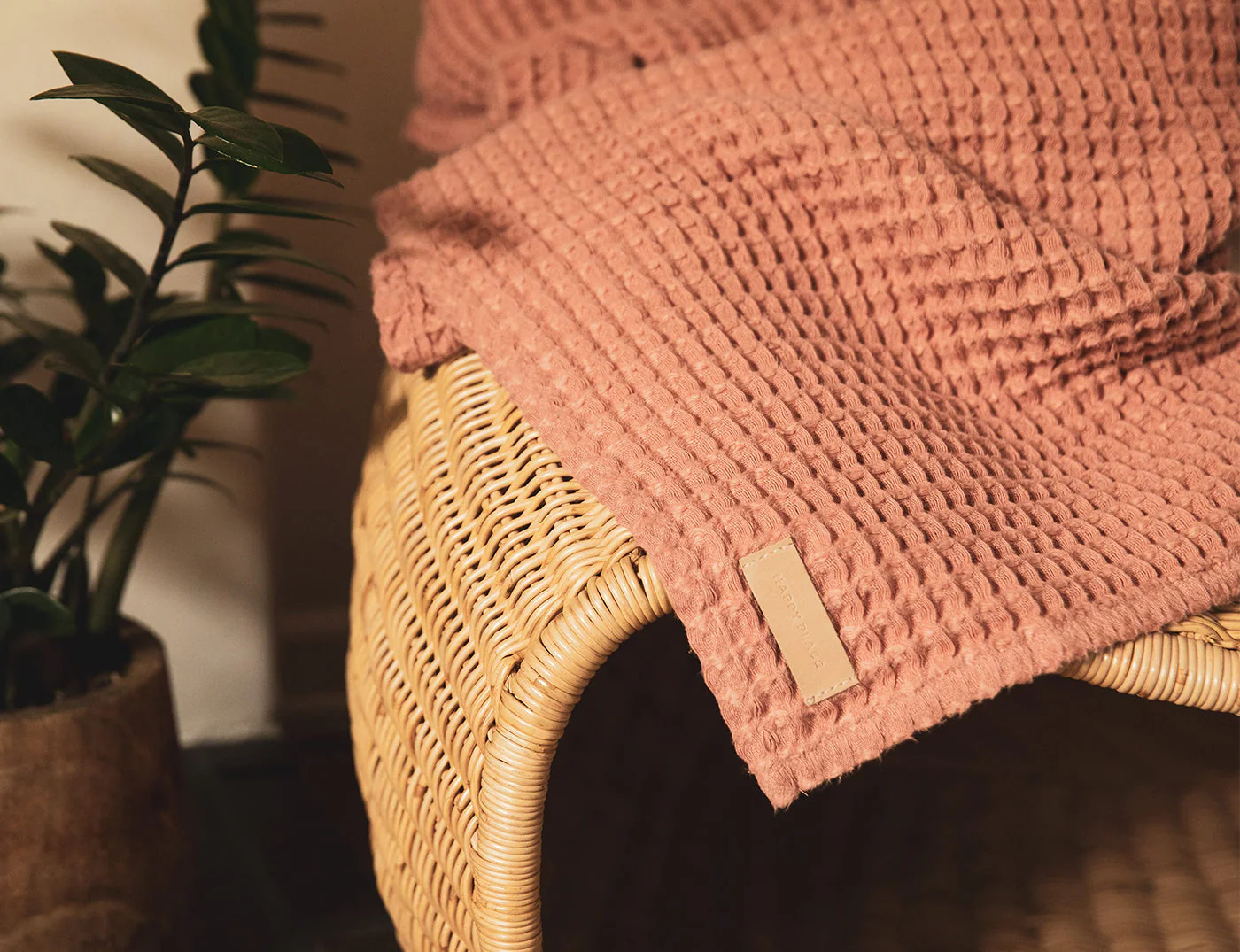 Organic Waffle Throw Blanket - Image 8