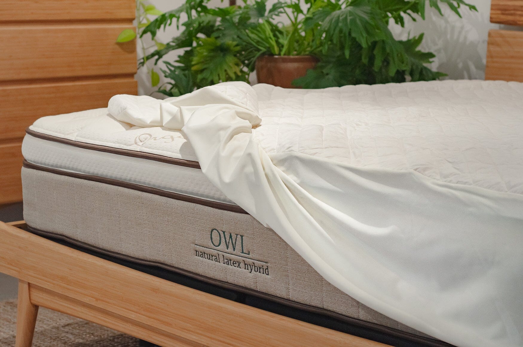 18" Wool and Cotton Mattress Protector - Image 6